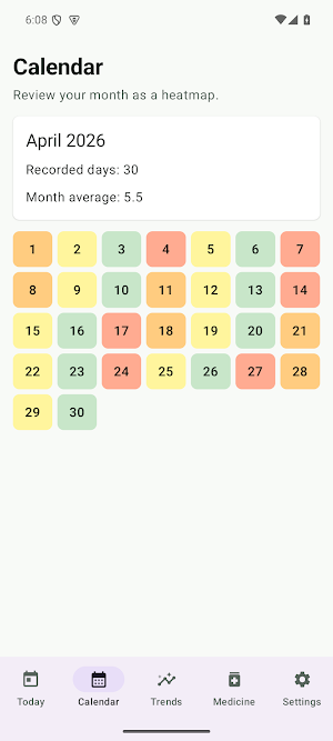 Pollen Diary Screenshot 1
