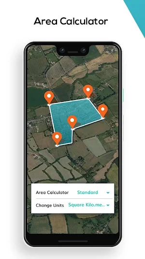 GPS Area Measurement Calculator Screenshot 3