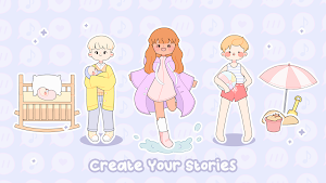 Lovely Doll : Dress Up Game Screenshot 1