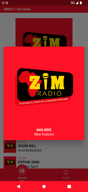 Zim Radio Screenshot 1