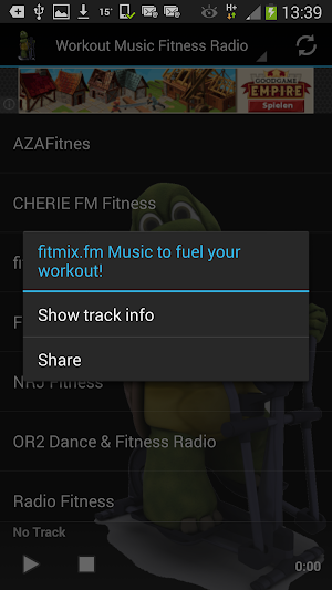 Workout Music Fitness Radio Screenshot 1