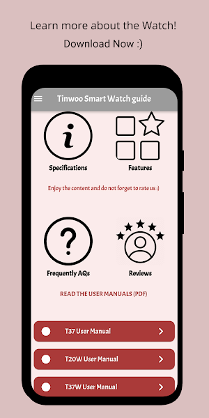 Tinwoo Smart Watch Guide Screenshot 3