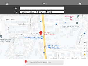 Tops Fish, Chips & Kebabs, Bel Screenshot 1