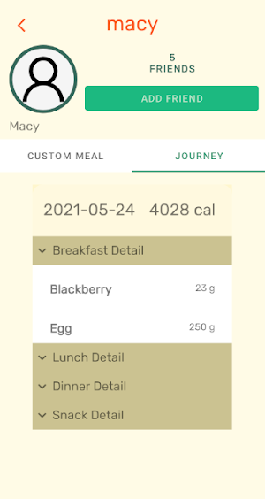 Dietary Screenshot 2