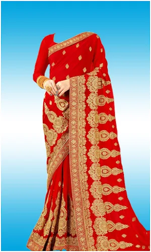 Fashion Latest Georgette Women Sarees Editor Screenshot 3