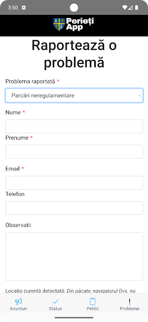 Perieti App Screenshot 3