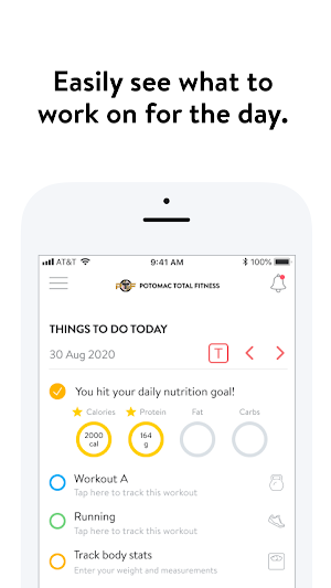 Potomac Total Fitness Screenshot 1