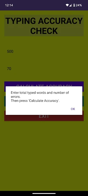 Typing Accuracy Check Screenshot 3