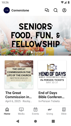 Cornerstone Bible Church WA Screenshot 0