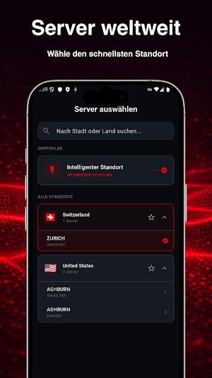 SWISS VPN – Grenzenlos online Screenshot 1