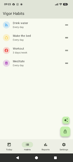 Vigor Habits Screenshot 1