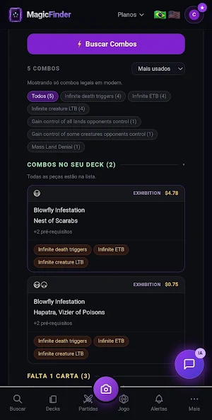 MagicFinder: Scan, Vida, Deck Screenshot 3