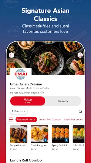 Umai Asian Cuisine Screenshot 1