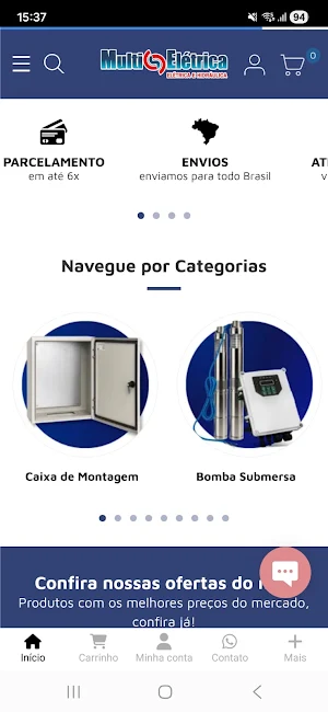 CRM Multielétrica Oficial Screenshot 2