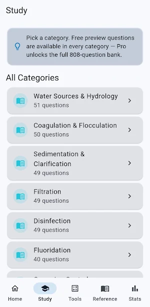 Water Treatment Operator Mastr Screenshot 3