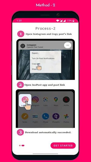 Post downloader for instagram - Video Downloader. Screenshot 3
