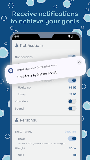 Limpid: Hydration Companion Screenshot 1