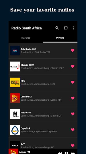 Radio South Africa: FM Radio Screenshot 1
