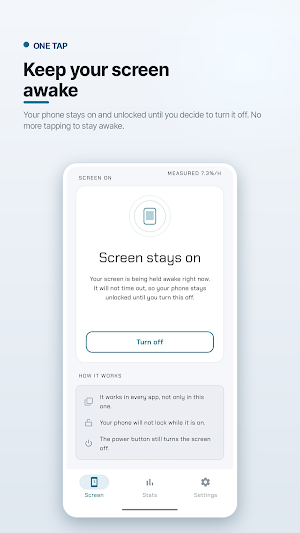 Stay Awake Screen ON Screenshot 0