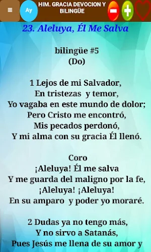 Himnario Bilingüe Gracia Devo. Screenshot 2