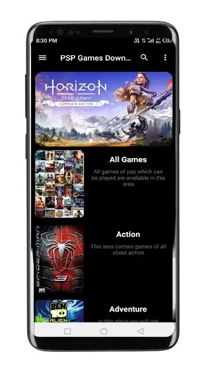 PSP Games Downloader ISO Roms Screenshot 2