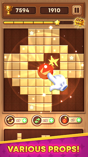 Woodblock Blast - Puzzle Game Screenshot 2