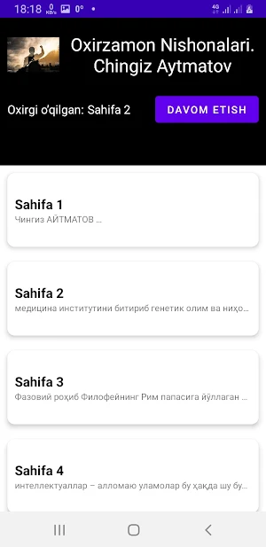 Oxirzamon Nishonalari Screenshot 2