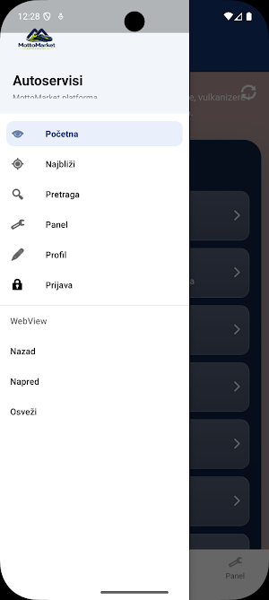 Autoservisi Screenshot 1
