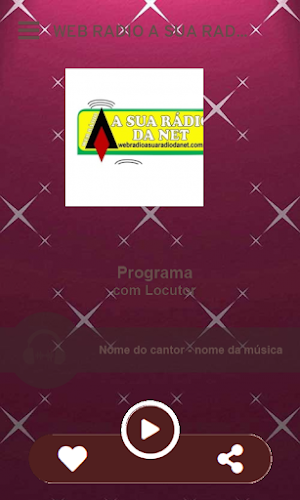 WEB RADIO A SUA RADIO DA NET Screenshot 1