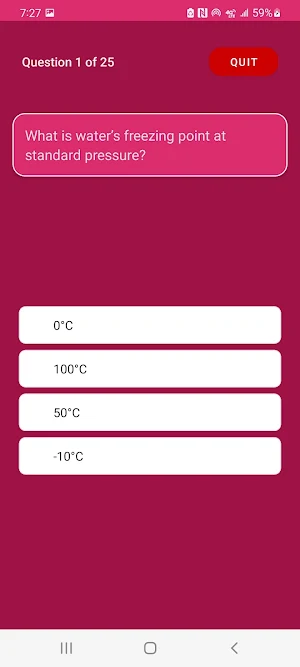 Integrated Science Questions Screenshot 1