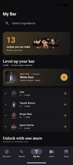 Pour Craft Cocktails Screenshot 1