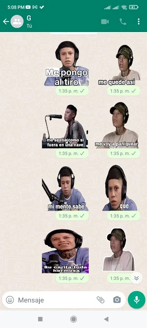 Stickers de Santa Fe Klan Screenshot 2