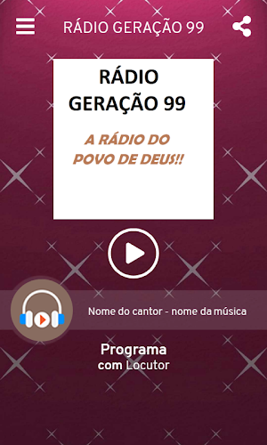 RÁDIO GERAÇÃO 99 Screenshot 1