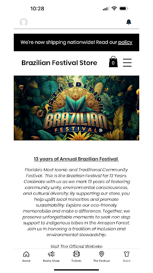 Brazilian Festival Radio Screenshot 1