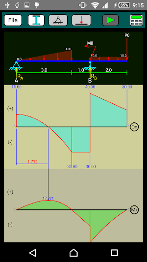 Bending Moment Diagram (pro) Screenshot 2