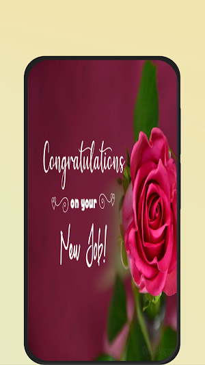 congratulations for newjob Screenshot 1