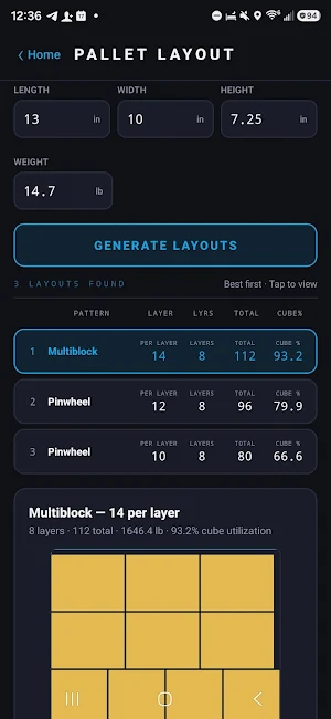 PackLogic Screenshot 1