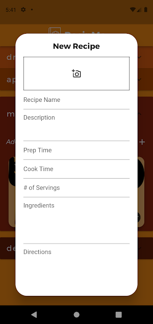 RecipMe Screenshot 1