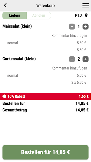 Nahrungsschmiede Marburg Screenshot 1