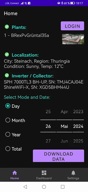 Growatt PV Download Trial Screenshot 0