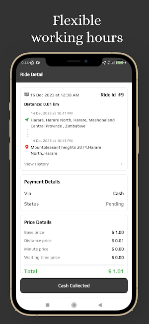ZimRideZW Drivers(ONLY) App Screenshot 0