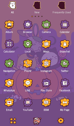 Cute Wallpaper Halloween Friends Theme Screenshot 2