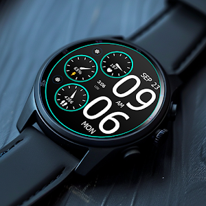 Key WF45 Digital Watch Face Screenshot 2