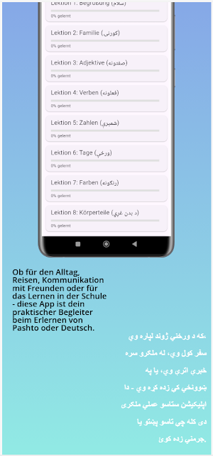 Pashto-Deutsch Lernen Screenshot 3