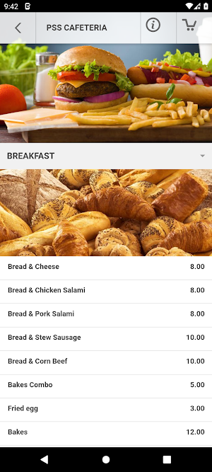 PSS CAFETERIA Screenshot 2