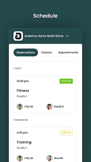 Anatomy Gyms North Shore Screenshot 2