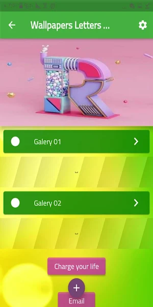 Wallpapers letters names Screenshot 1