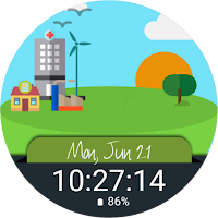 Earth Animated Watch Face