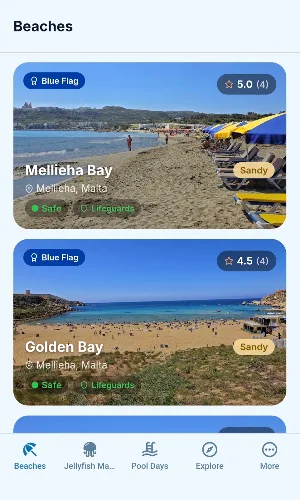 Malta Beach Buddy Screenshot 0