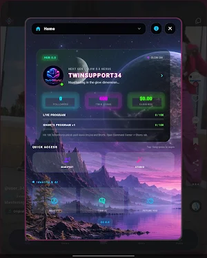 twin world social network Screenshot 2